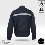 Bluza spawalnicza trudnopalna odblaskowa - 2