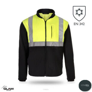 Bluza ochronna polarowa odblask DUO(żółto czarna)produkt Gondpol