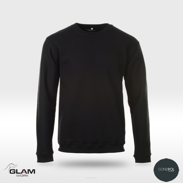 Bluza ochronna dzianinowa bawełniana(czarna)produkt Gondpol