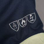 Kominiarka ochronna trudnopalna antystatyczna(granat)-produkt Gondpol - 4