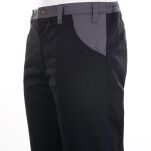 Spodnie ochronne ocieplane z odblaskiem pasek(czarne)produkt Gondpol - 4