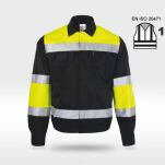 Ubranie ochronne z odblaskiem GRYF( bluza spodnie pasek lub szelki czarno żółty)produkt Gondpol - 2
