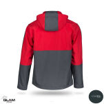 Kurtka ochronna ocieplana softshell DUO(czerwono szara)-produkt Gondpol - 2