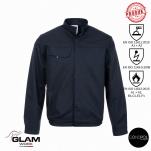 Bluza ochrona ORION trudnopalna antystatyczna wzmacniana granat - 2