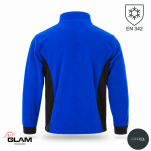 Bluza polarowa PANDA niebiesko-czarna - 2