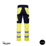 Spodnie ochronne  odblaskowe GRYF( granatowo-żółte pasek) - produkt Gondpol - 2