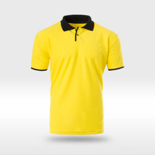 Koszulka polo żółta 100% bawełna 