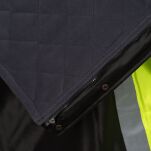 Bezrękawnik ochronny ocieplany polarem odblaskowy KORMORAN(żółto-czarny)produkt Gondpol - 5