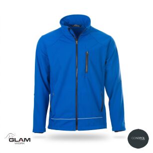 Kurtka ochronna SOFTSHELL membranowa niebieska