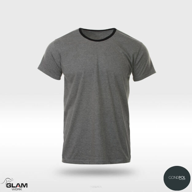 T-shirt ciemno szary 100% bawełna