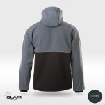 Kurtka ochronna ocieplana sofshell DUO(popiel czarna)-produkt Gondpol - 2