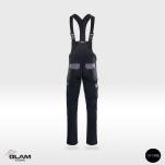 Spodnie robocze ogrodniczki czarne Orion Premium - 2