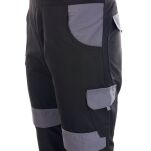 Spodnie robocze ogrodniczki czarne Orion Premium  - 3