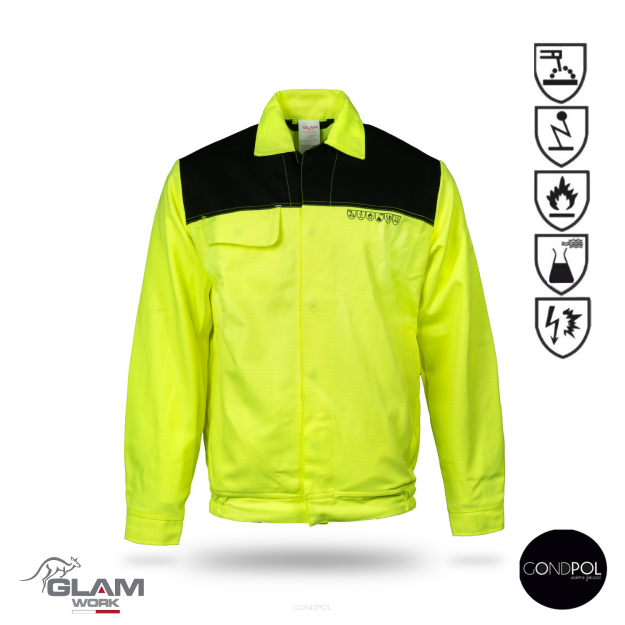 Bluza ORION multifunkcyjna żółto-czarna