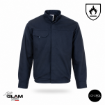 Bluza ochronna trudnopalna granat - 2