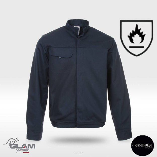 Bluza ochronna trudnopalna spawacz(granat)-produkt Gondpol