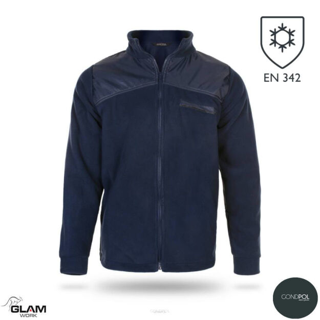 Bluza ochronna polarowa PANDA(granat)-produkt Gondpol