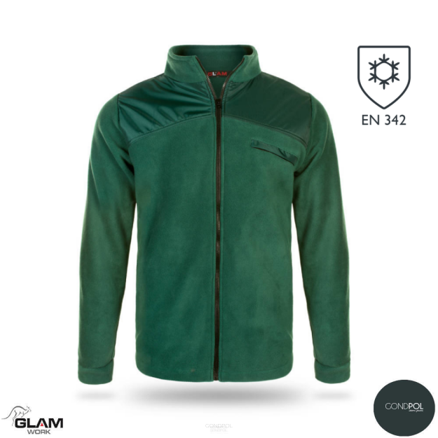 Bluza ochronna polarowa PANDA(zielona)produkt Gondpol