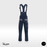 Spodnie robocze ogrodniczki  granatowe Orion Premium - 2