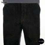 Spodnie ochronne wzmacniane skórą spawacz-produkt Gondpol - 3