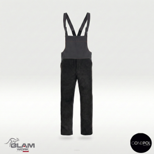 Spodnie ochronne wzmacniane skórą spawacz-produkt Gondpol