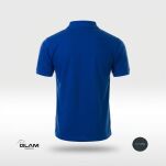 Koszulka  polo bawełniana niebieska - 2