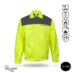 Bluza ORION multifunkcyjna żółto-szara