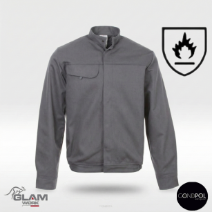 Bluza ochronna trudnopalna dla spawacza(szary)-produkt Gondpol