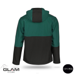 Kurtka softshell czarno-zielona - 2