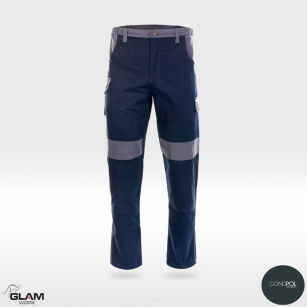 Spodnie ochronne pasek ORION(granatowo-popiel)produkt Gondpol