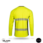 Koszulka ochronna trudnopalna antystatyczna odblask długi rękaw.-produkt Gondpol - 2