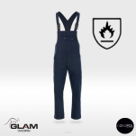 Ubranie ochronne trudnopalne granatowe (bluza spodnie ogrodniczki lub pasek)produkt Gondpol - 4