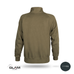 Bluza dzianinowa bawełniana (oliwka)-produkt Gondpol - 2