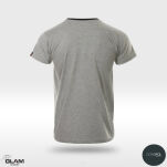 T-shirt szary 100% bawełna - 2