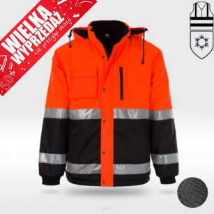 KURTKA OCIEPLANA POLAREM ODBLASKOWA WINTER-PRODUKT GONDPOL