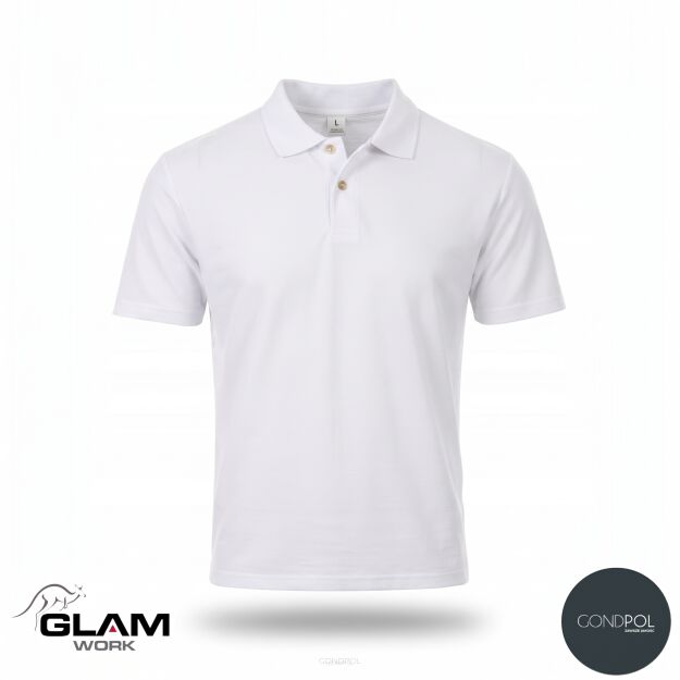 Koszulka polo bawełniana biała