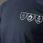 Koszulka dzianinowa ochronna trudnopalna antystatyczna(granat)-produkt Gondpol - 4