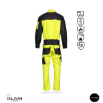 Kombinezon ubranie ochronny multfunkcyjny ORION(żółto czarny)produkt Gondpol - 2