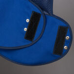 Kaptur ochronny z tkaniny trudnopalnej dla spawacza(niebieski)produkt GONDPOL - 4