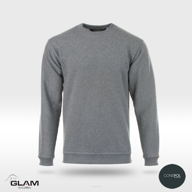 Bluza ochronna dzianinowa bawełniana (popiel)-produkt Gondpol