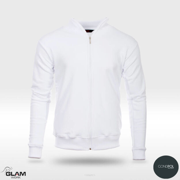 Bluza ochronna dzianinowa bawełniana(biała)-produkt Gondpol