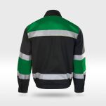 Bluza robocza z odblaskiem zielona Gryf  - 2