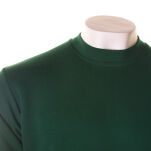 Bluza ochronna dzianinowa bawełniana zielona-produkt Gondpol - 3