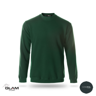 Bluza ochronna dzianinowa bawełniana zielona-produkt Gondpol