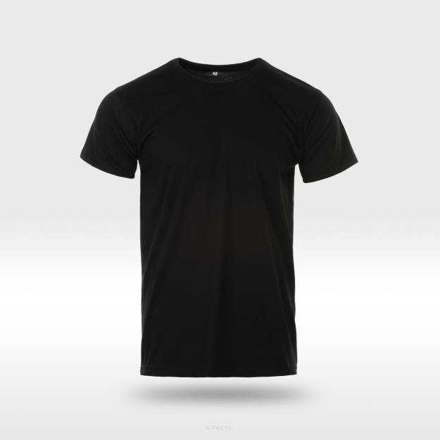 T-shirt czarny 100% bawełna
