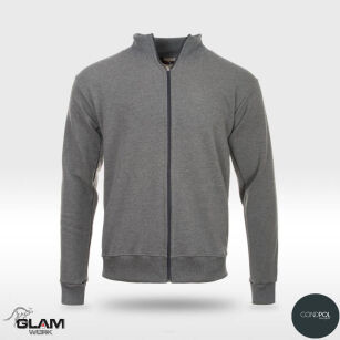 Bluza dzianinowa bawełniana PREMIUM(popiel)-produkt Gondpol