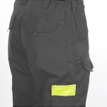 Spodnie ochronne z odblaskiem pasek GRYF(popiel żółty)produkt Gondpol - 3