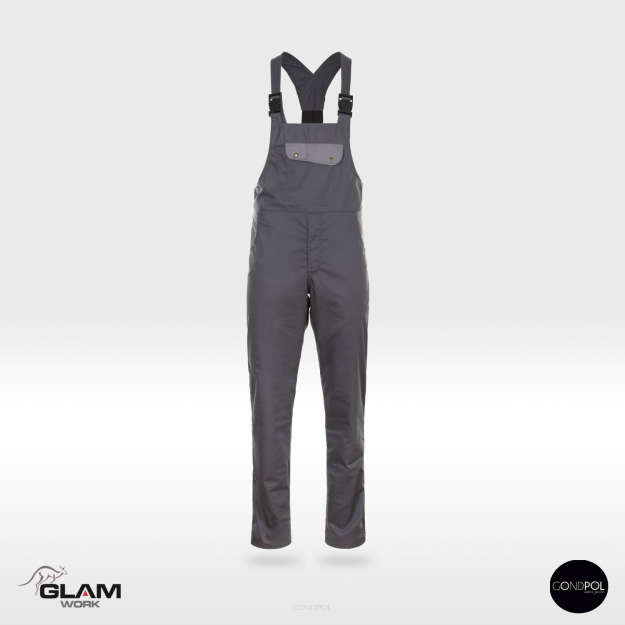 Spodnie ochronne ogrodniczki CLASS(szare)produkt Gondpol