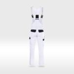 Spodnie robocze ogrodniczki białe Orion Premium  - 2