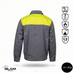Bluza ochronna multifunkcyjna ORION(szaro-żółta certyfikat)-produkt Gondpol - 2